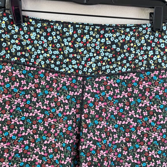Nike Dri-Fit Womens Medium Floral Mix Print Leggings 7/8 Length Tights - Picture 4 of 9